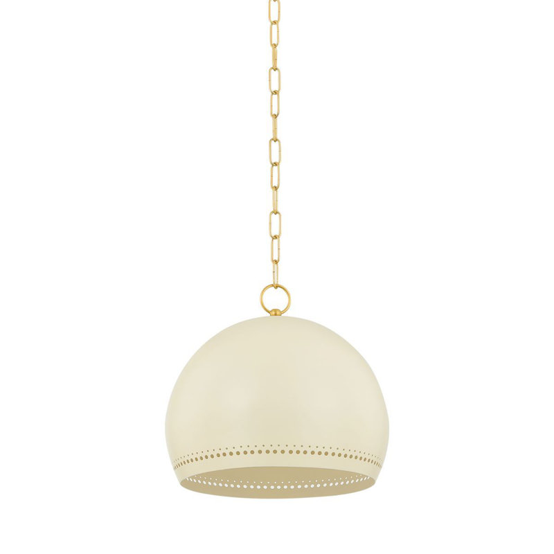 Luminaire suspendu 1 lumière Etna, H 11,75 po x l 13,50 po x P 13,50 po