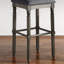 Tabouret en bois rembourré, ensemble de 2