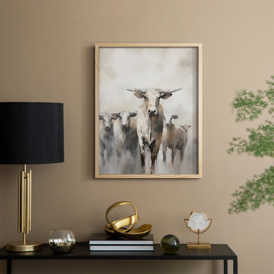 ANIMALS Series CCXC III, reproduction encadrée - bois massif
