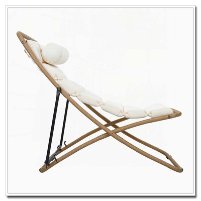 Chaise pliante d'extérieur 2 pièces