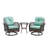 Baecher 2-Person Resin Wicker Swivel Glider Outdoor Seating Group-1215798274-1233430884