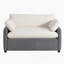 Fauteuil surdimensionné simple en chenille, fauteuil d'appoint large et profond, fauteuil rembourré moderne-998851553