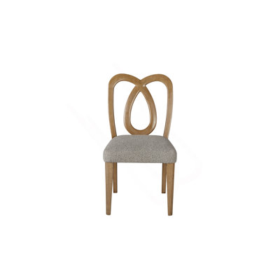 Chaise à dossier sculpté (ensemble de 2)