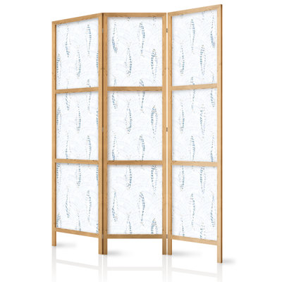 171cm H Solid Wood Folding Room Divider