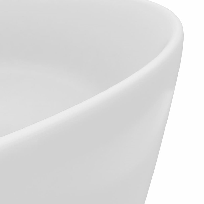 Belfry Bathroom Katha 400mm L x 400mm W Ceramic Circular Sink, White