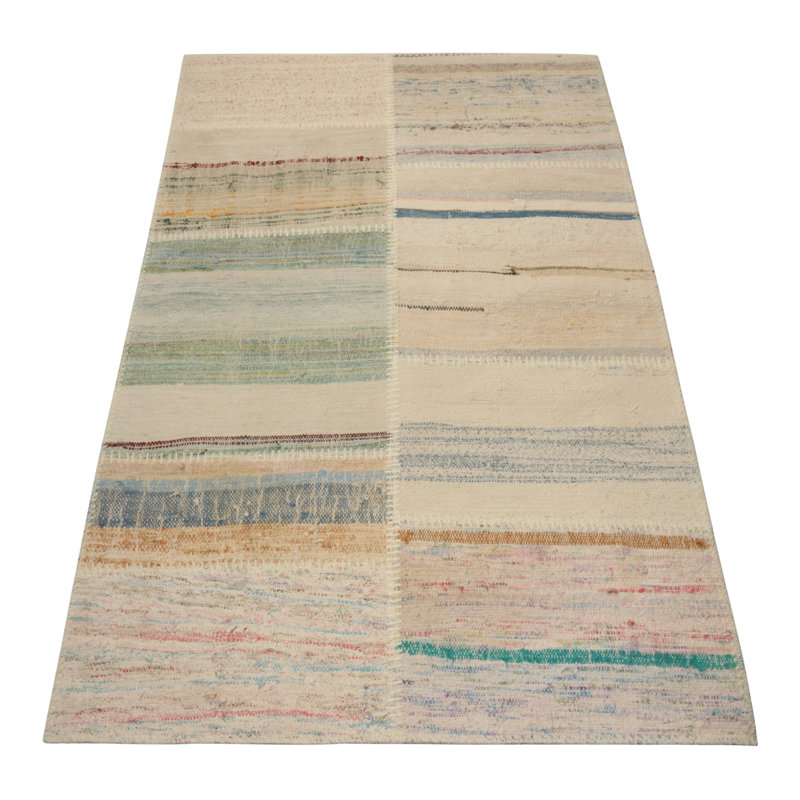 Wool Area Rug in Beige