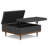 Mariah 36"W Lift Top Table Storage Ottoman with 2 Storage Compartments and Solid Wood Legs