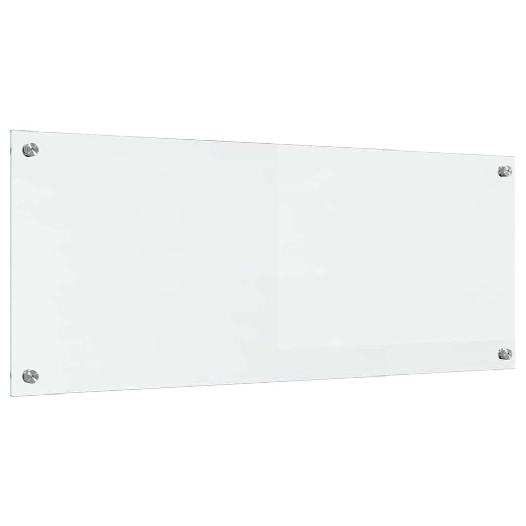 Vidaxl Kitchen Backsplash Transparent 100 X 40 Cm Tempered Glass - Image 2