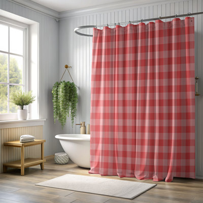 Christmas Grids - Rideau de douche Premium