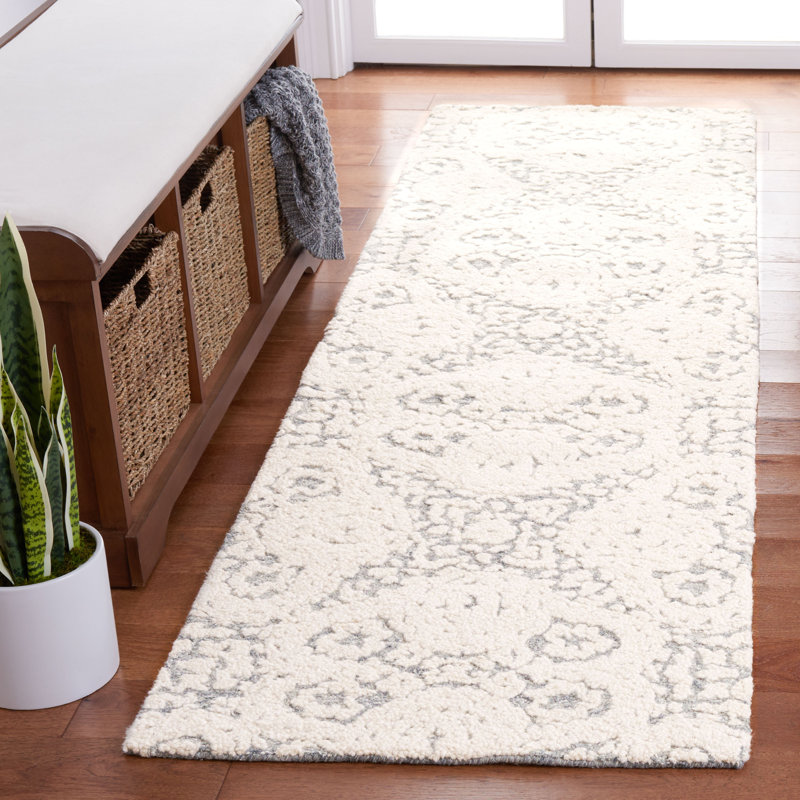 Tapis ivoire / gris Alaxandra 477, Rectangulaire 2 pi x 3 pi