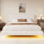 Lit flottant avec lumière White Boucle-2117085080