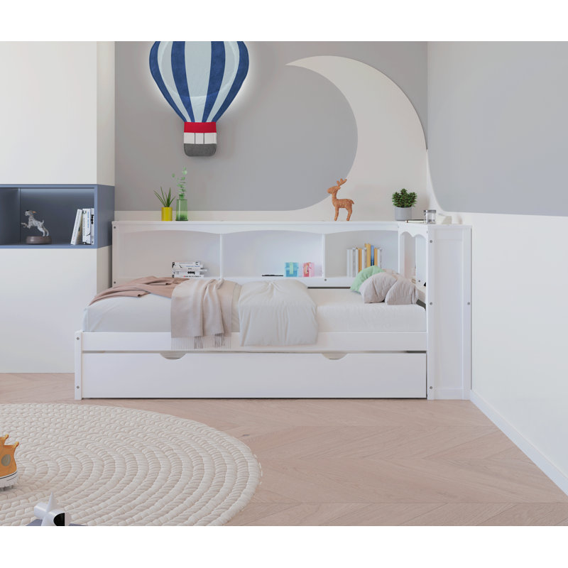 Lit pour enfant Hamnah, Blanc