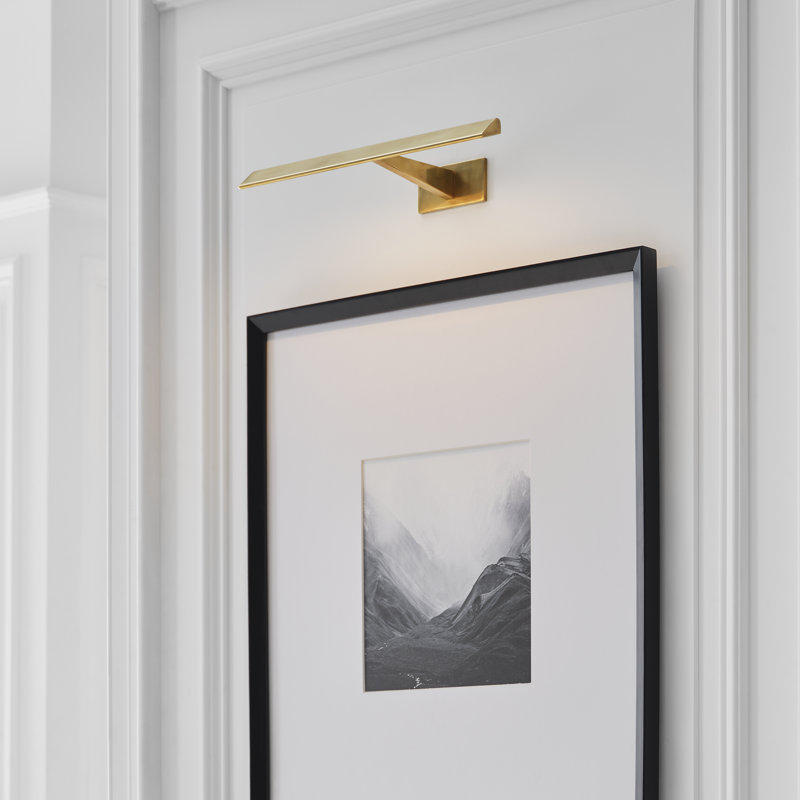 Ian K. Fowler Petrel 18" Picture Light, Antique Brass