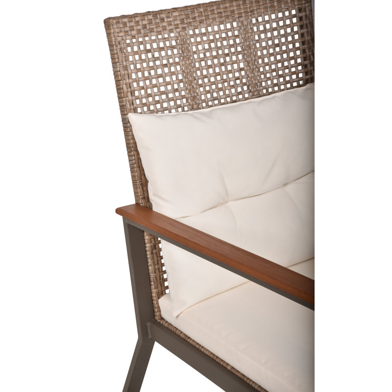Kutzer Outdoor Chair, Reed Brown