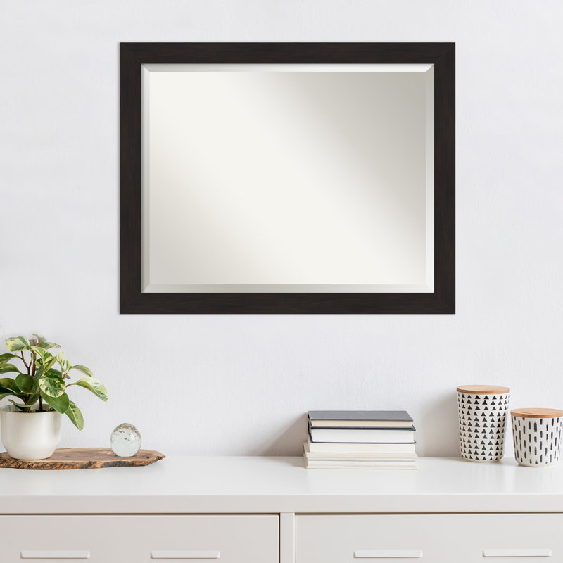 Miroir mural brossé, 25,5 po x 31,5 po