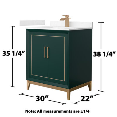 Ensemble de meuble-lavabo simple 30 po Marlena