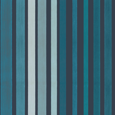 Carousel Striped Metallic Wallpaper Roll