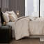 Ensemble d'édredon pour grand lit 7 pièces beige-130217762
