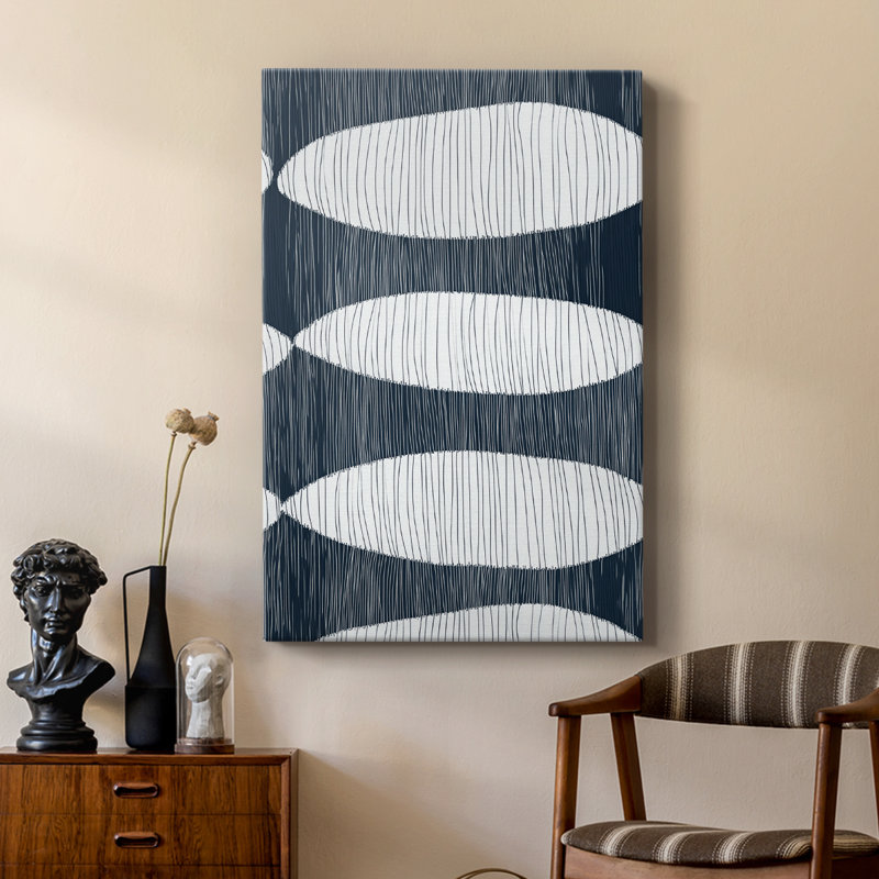 ABSTRACT Series DCC XXXV - Cavas de galerie sur mesure, H 60 po x l 40 po