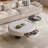 Cream-style modern round coffee table