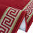 Lemmons Custom Size Anti Slip Low Profile Loop Pile Meander Greek Key Red Design-1468088978