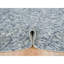 Tapis bleu / ivoire noué à la main de conception unique 12 pi x 12 pi New Age Tylani