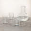 Carafe en verre gravé Shiraz