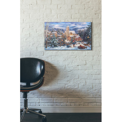 « bonshommes to town », reproduction de peinture à l’acrylique sur toile