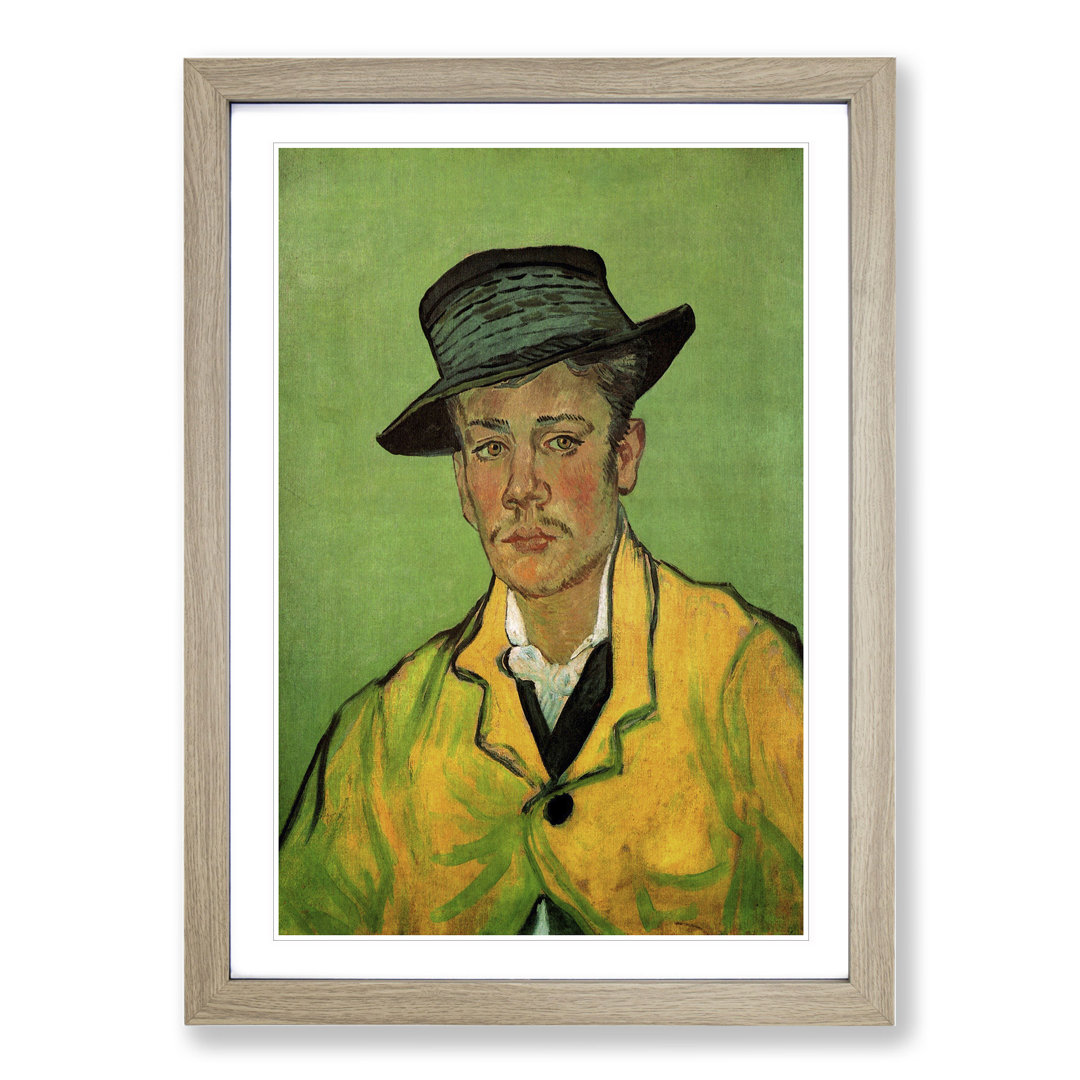 Portrait of Armand Roulin by Vincent Van Gogh - Framed Print