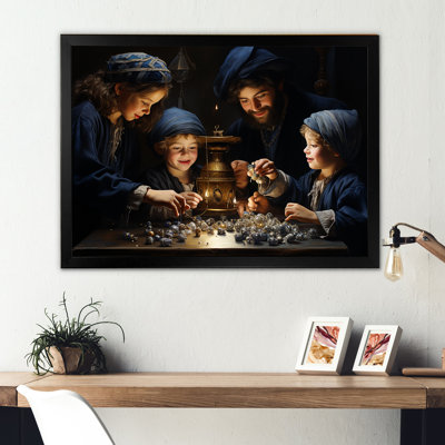 " Judaism Family Dreidel Drama I "