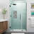 Belmore GS 50.25" - 51.25" W x 72" H Hinged Frameless Shower Door-105482034-30103506