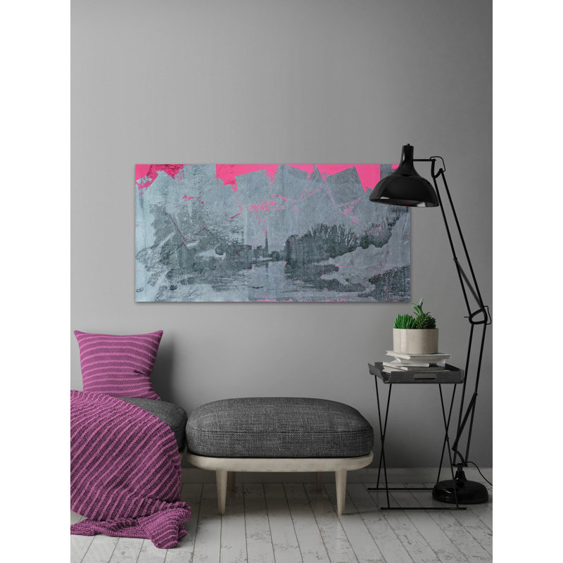 Silver River by Tracy Silva Barbosa - Wrapped Canvas Print, 30cm H x 61cm W