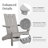 Ratcliff All-Weather HDPE Adirondack Chair-659335434