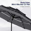 Parasol lumineux 120 "avec manivelle-1974948049