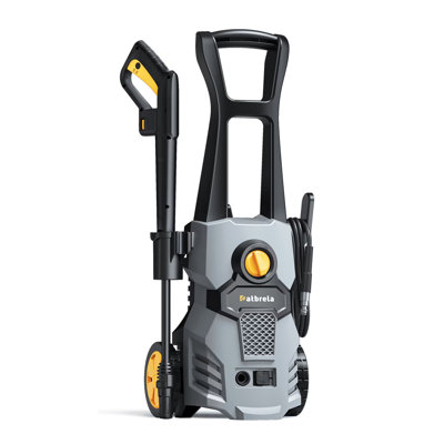Laveuse à pression électrique 1500W, 4200PSI avec angle de buse réglable, laveuse à haute pression portable pour les voitures, les allées, les clôtures, les patios, le nettoyage domestique