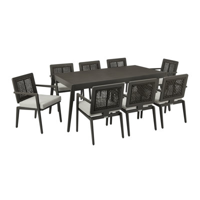 Cyril 9-Piece Outdoor Dining Set