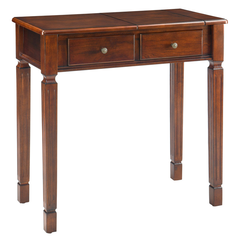 Dressing Table with Mirror, Walnut