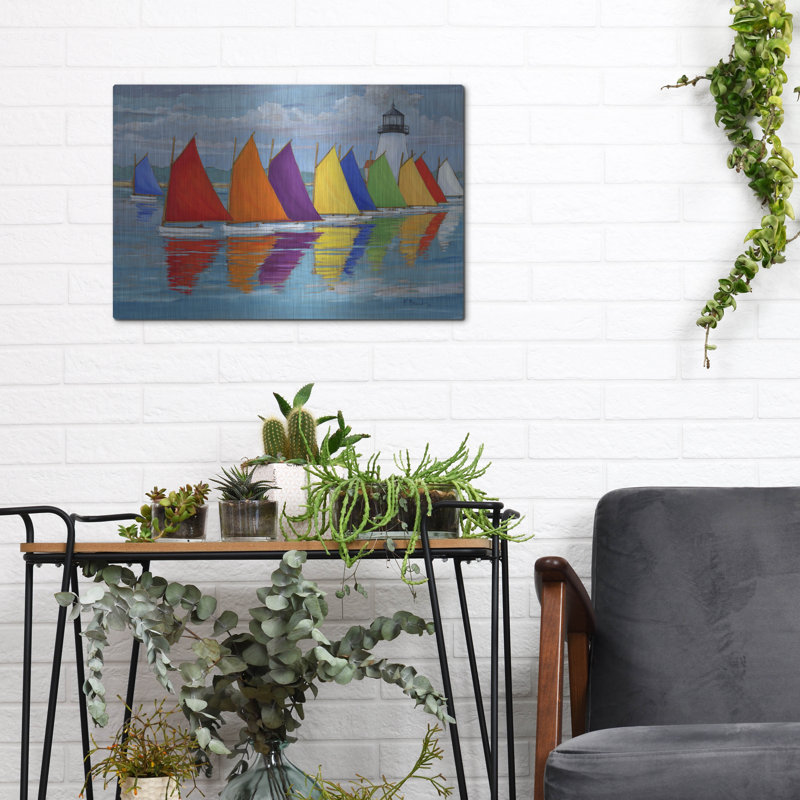 «Rainbow Fleet» par Paul Brent, H 12 po x l 16 po