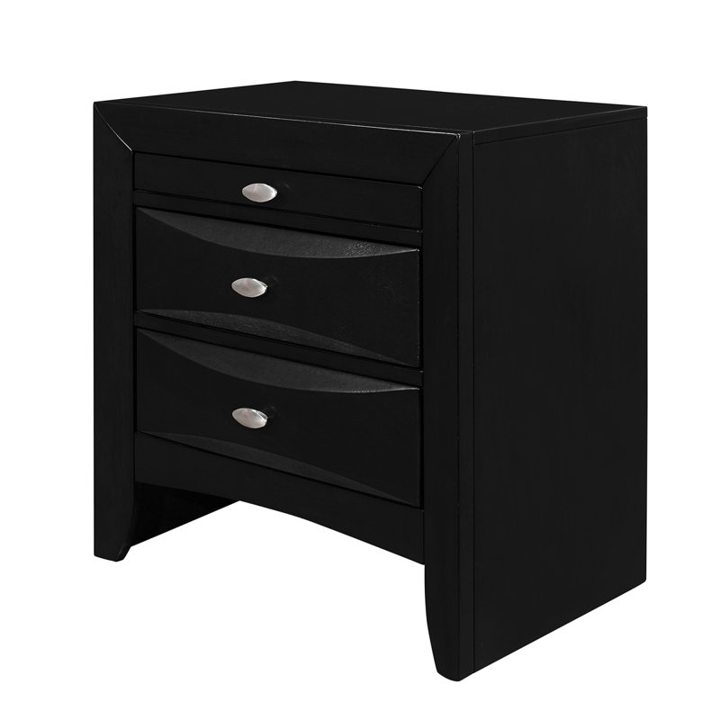 LUCILLE BLACK NIGHTSTAND