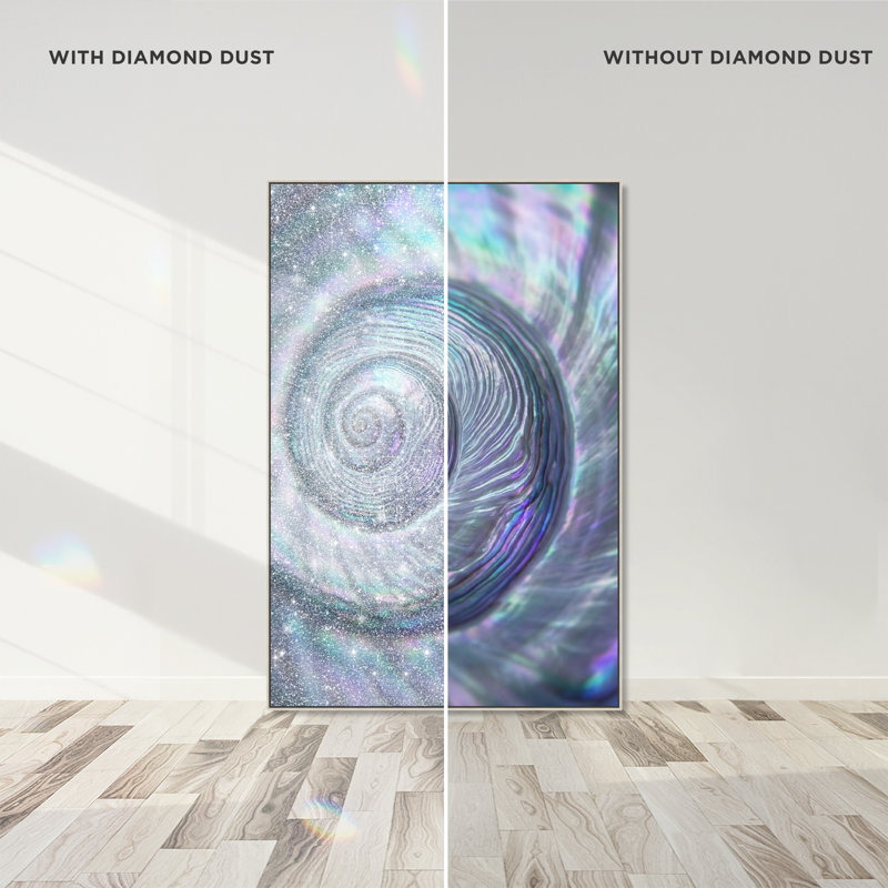 Sea Spiral Print by Oliver Gal, 16"H x 11"W, Silver Floater Frame