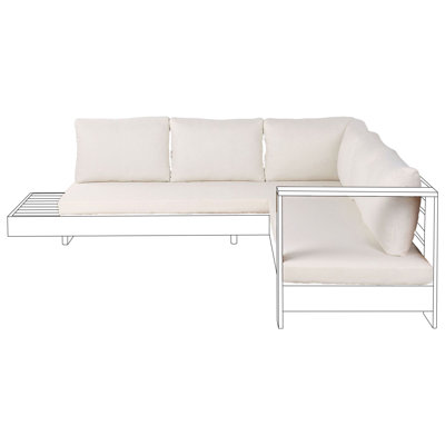 Outdoor Cushion Cover Set MARETTIMO Off-White