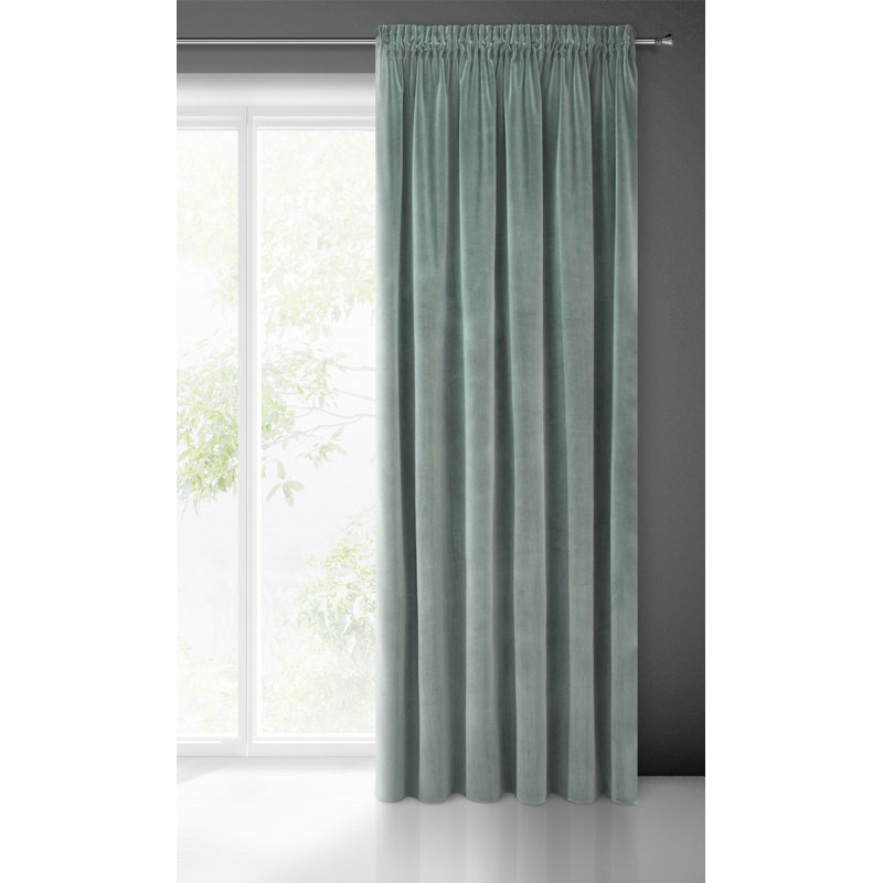 Aldwyche Blackout Curtains Single Panel, Mint