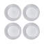 Percy Grey 20-Piece Porcelain Dinnerware Set, Service for 4