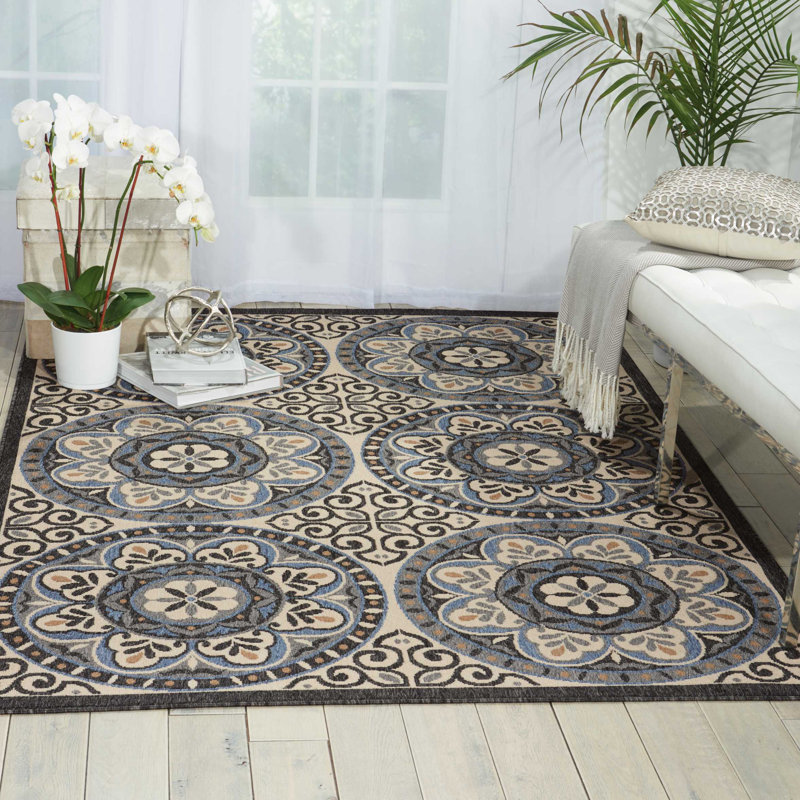 Tapis ivoire Janyce, Tapis de couloir 2 pi 3 po x 7 pi 6 po