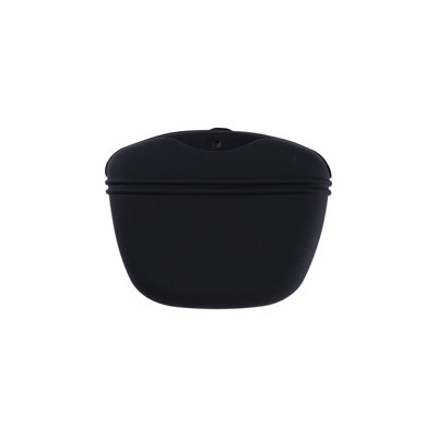 Silicone Dog Training Waist Bag, Black