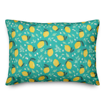  Lemon Rectangular Pillow Cover & Insert