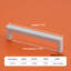 Solid Brass Handle, Cabinet Door Handle, Minimalist White, Pack Of Multiple