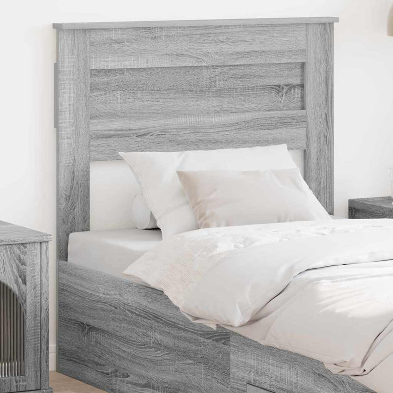 Headboard, Grey Sonoma, UK Single - DE 90 x 190 cm