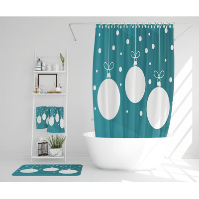 Martell Polyester Shower Curtain Set