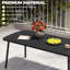 Table de salle à manger de patio ovale avec trou pour parasol et structure en aluminium-2088027971-2088028030